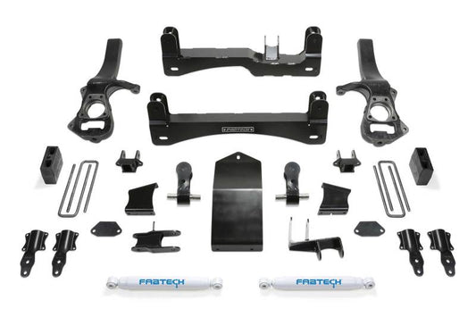 Fabtech 19-20 GM C/k1500 P/U w/Trail Boss/At4 Pkg 4in Basic Sys w/Perf Shks - My Store