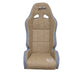 NRG Defender Seat/ Water Resistant Steel Frame Suspension - Brown w/ Gray Trim w/ Defender Logo - My Store