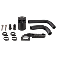Mishimoto 2015+ BMW F8X M3/M4 Baffled Oil Catch Can - Wrinkle Black - Mammoth Racing -