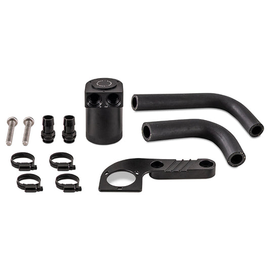 Mishimoto 2015+ BMW F8X M3/M4 Baffled Oil Catch Can - Wrinkle Black - Mammoth Racing -
