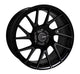 Enkei TM7 18x8.0 5x114.3 45mm Offset 72.60 Bore Gloss Black Wheel - Mammoth Racing -