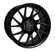 Enkei TM7 18x8 5x100 45mm Offset 72.60 Bore - Black Wheel - Mammoth Racing -