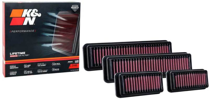 K&N BMW X3m/x4m L6-3.0l F/I Turbo Drop In Air Filter - Mammoth Racing -