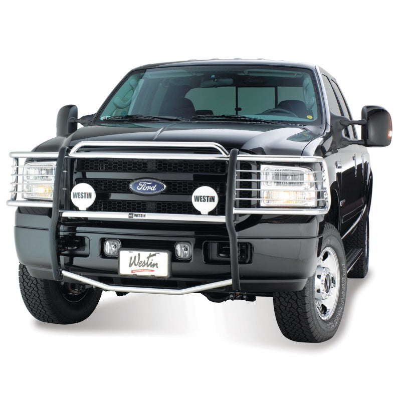Westin 2005-2007 Ford F-250/350/450/550HD Super Duty Sportsman Grille Guard - SS - Mammoth Racing -