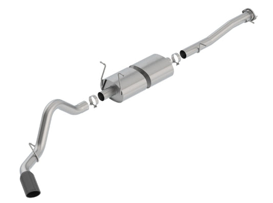 Borla 15-19 Chevy Silverado 2500 6.0L CC/STD Bed/153.7in WB S-Type Catback Exhaust Black Chrome Tip - My Store