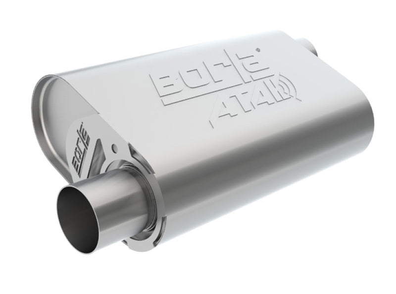 Borla CrateMuffler LS3 ATAK 2.5in Offset/Offset 14inx4.35inx9in Muffler - My Store