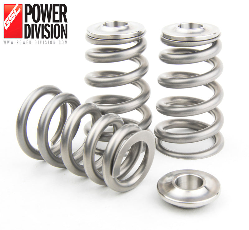 GSC P-D Toyota 2JZ Conical Valve Spring and Ti Retainer Kit - Mammoth Racing -