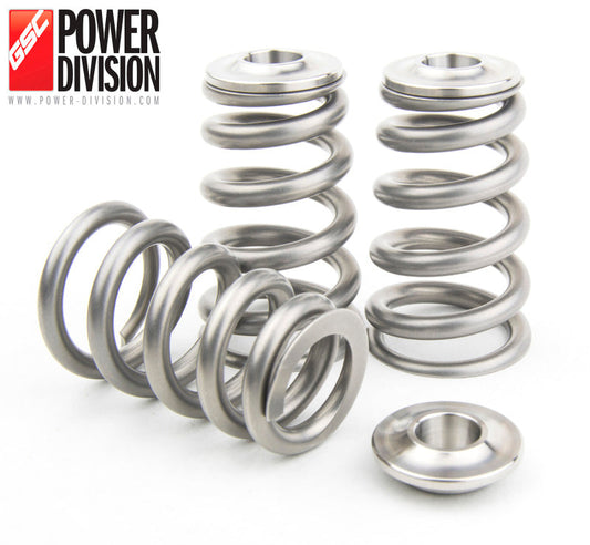 GSC P-D Toyota 2JZ Conical Valve Spring and Ti Retainer Kit - Mammoth Racing -