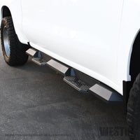 Westin 2019 Chevrolet Silverado/Sierra 1500 Crew Cab Xtreme Nerf Step Bars - Textured Black - Mammoth Racing -