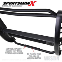 Westin 16-18 Chevy Silverado 1500 Sportsman X Grille Guard - Textured Black - Mammoth Racing -