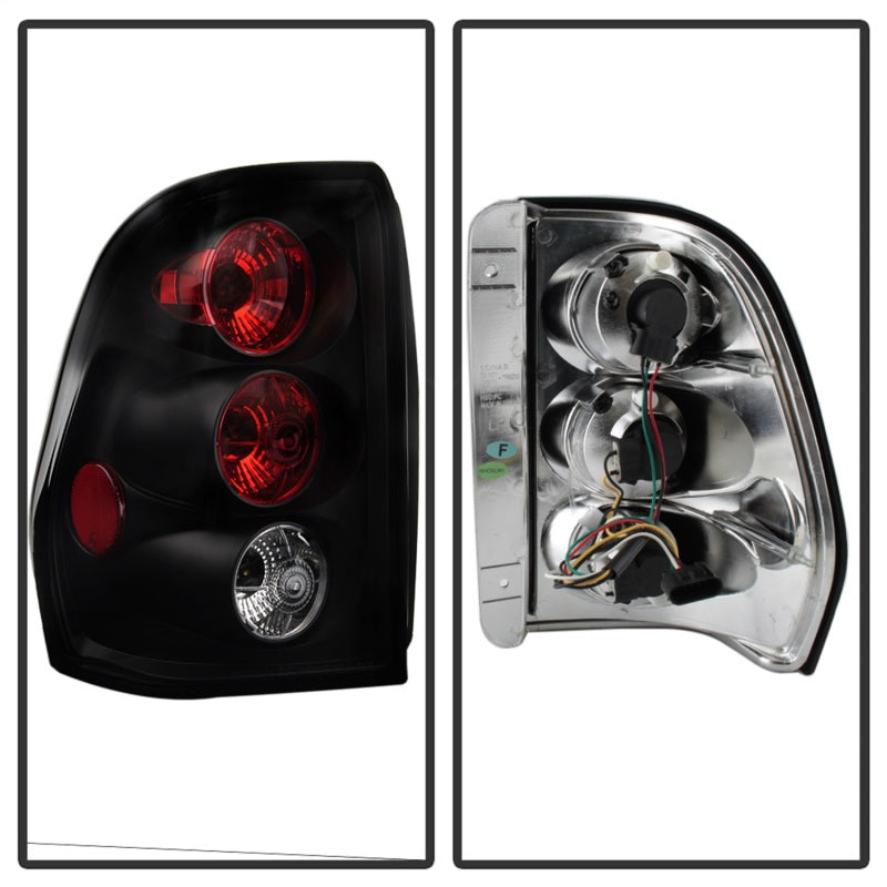 Spyder Chevy TrailBlazer 02-09 Euro Style Tail Lights Black ALT-YD-CTB02-BK - Mammoth Racing -