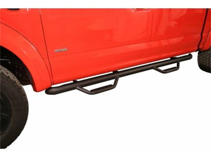 N-Fab Nerf Step 15-17 Ford F-150 SuperCab - Tex. Black - Cab Length - 3in - Mammoth Racing -
