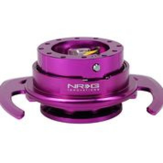 NRG Quick Release Kit Gen 4.0 - Purple Body / Purple Ring w/ Handles - My Store