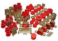Energy Suspension 73-80 Chevrolet / GMC 2WD 1/2 Ton Pickup Red Hyper-flex Master Bushing Set - Mammoth Racing -
