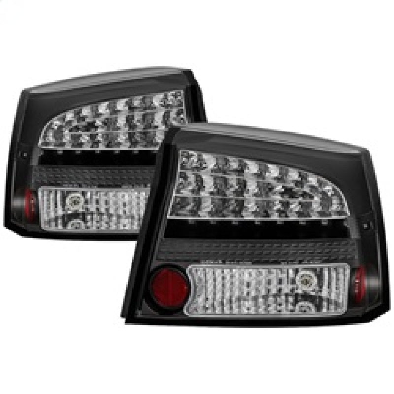 Spyder Dodge Charger 06-08 LED Tail Lights Black ALT-YD-DCH05-LED-BK - Mammoth Racing -