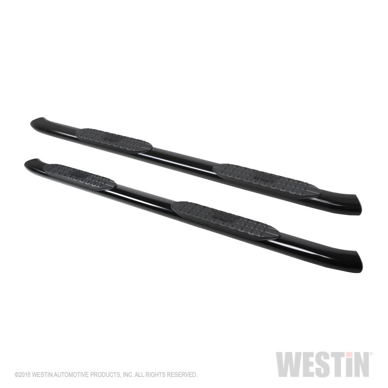 Westin 2019 Chevrolet Silverado/Sierra 1500 Crew Cab Non LD PRO TRAXX 5 Oval Nerf Step Bars - Black - Mammoth Racing -