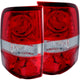 ANZO 2004-2008 Ford F-150 Taillights Red/Clear - LED Style - Mammoth Racing -