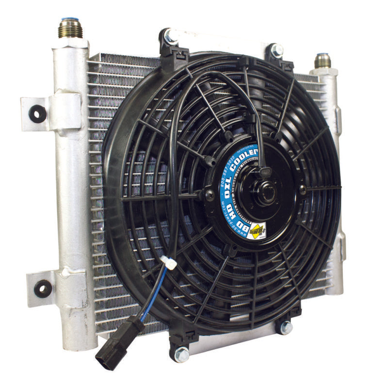 BD Diesel Xtrude Trans Cooler w/Fan 5.5in - My Store