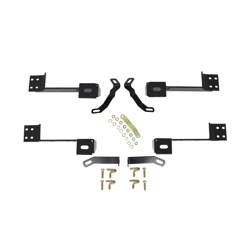 Westin 99-14 Chevy Silv 2500/3500 Reg/Ext Cab Premier Oval Nerf Step Bar Mount Kit - Blk - Mammoth Racing -