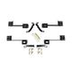 Westin 99-14 Chevy Silv 2500/3500 Reg/Ext Cab Premier Oval Nerf Step Bar Mount Kit - Blk - Mammoth Racing -