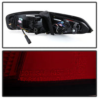 Spyder Audi A4 09-12 4Dr LED Tail Lights LED Model Only - Red Clear ALT-YD-AA409-L-LED-RC - Mammoth Racing -