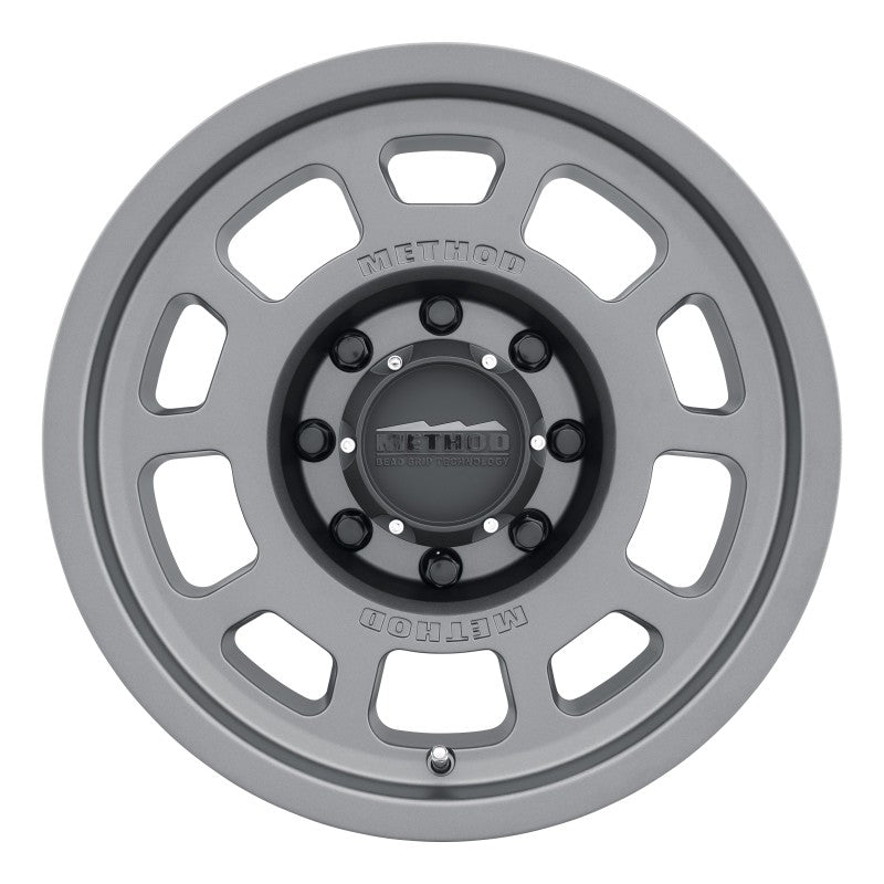 Method Mr705 17x8.5 0mm Offset 8x6.5 130.81mm CB Titanium Wheel - Mammoth Racing -