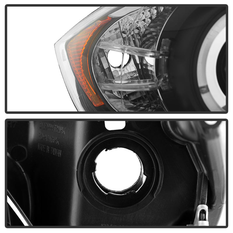 Spyder BMW E90 3-Series 06-08 Projector LED Halo Amber Reflctr Rplc Bulb Blk PRO-YD-BMWE9005-AM-BK - Mammoth Racing -