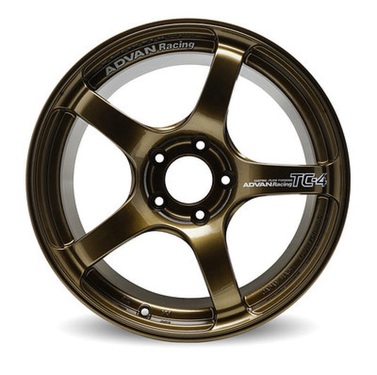 Advan TC4 15x8.0 +28 4-100 Umber Bronze Metallic Wheel (No Ring) - My Store