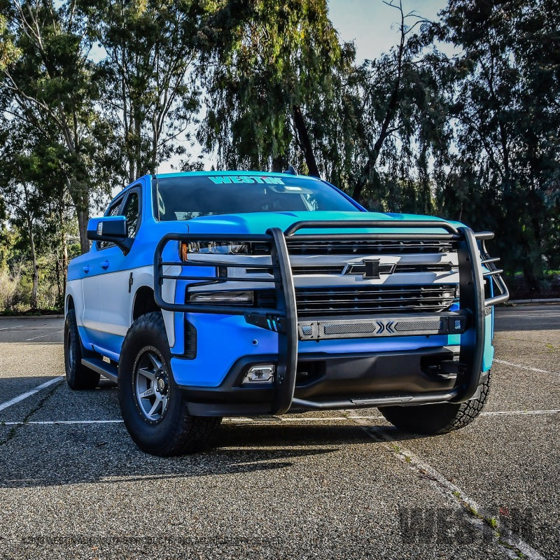 Westin 19-21 Chevy 1500 Sportsman X Grille Guard - Textured Black (Excl. 2019 Silverado LD) - Mammoth Racing -