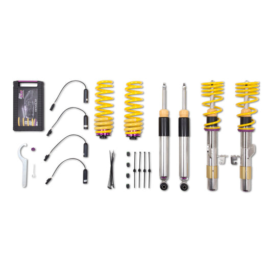 KW Coilover Kit V3 BMW 12+ 3 Series 4cyl F30 equipped w/EDC - Mammoth Racing -