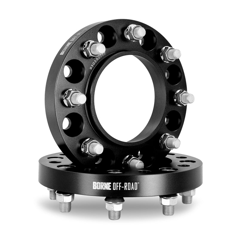 Mishimoto Borne Off-Road Wheel Spacers - 8X170 - 125 - 25mm - M14 - Black - Mammoth Racing -