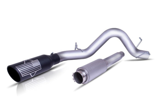 Gibson 07-18 Toyota Tundra Limited 5.7l 4in Patriot Series Cat-Back Single Exhaust - Stainless - Mammoth Racing -