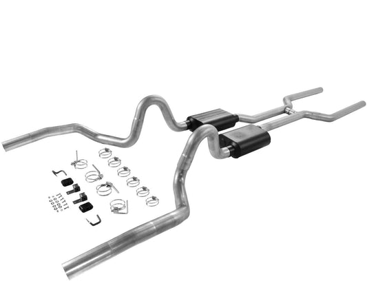 Flowmaster 817200 American Thunder 3.00" Header-Back Exhaust System for GM A-Body V8 Engine - My Store
