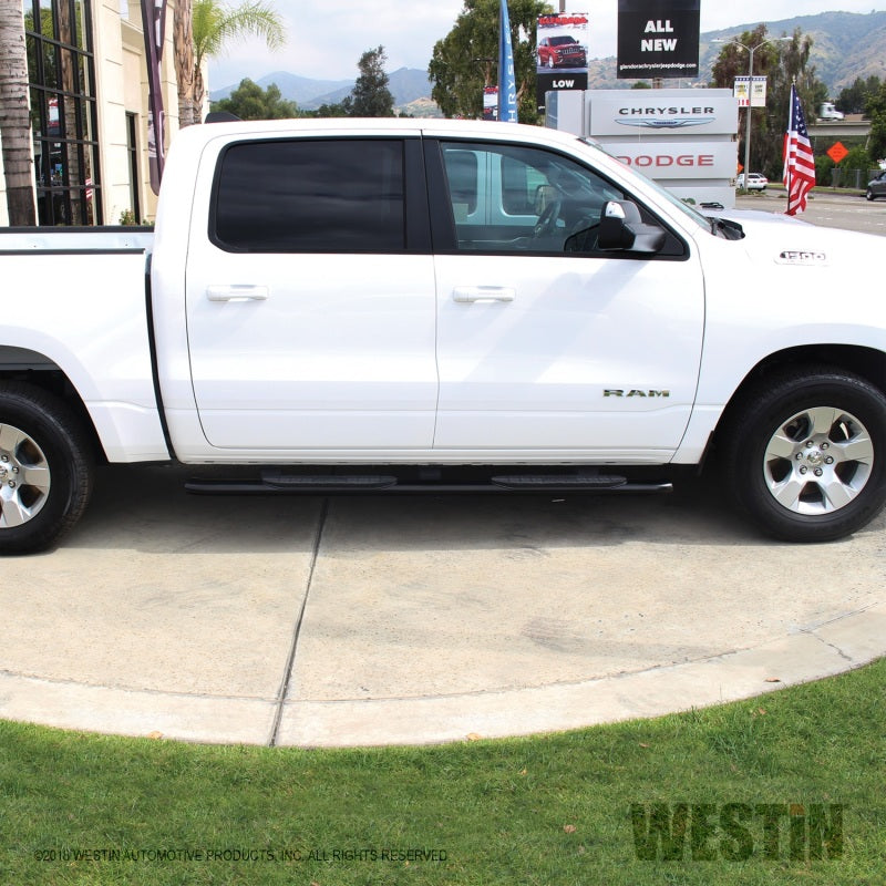 Westin 19-20 Ram 1500 Quad Cab (Excludes Ram 1500 Classic) PRO TRAXX 4 Oval Nerf Step Bars - Black - Mammoth Racing -