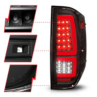 ANZO 2014-2021 Toyota Tundra LED Taillights Black Housing/Clear Lens - My Store
