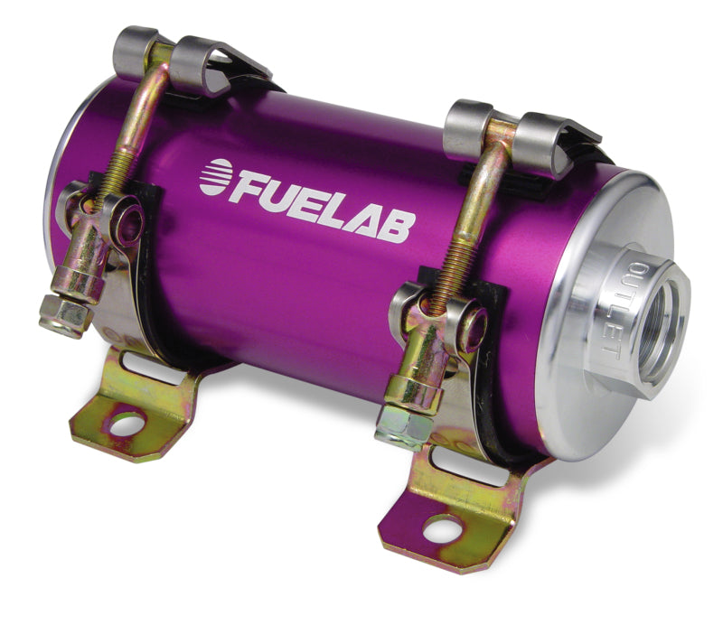Fuelab Prodigy High Pressure EFI In-Line Fuel Pump - 1000 HP - Purple - Mammoth Racing -