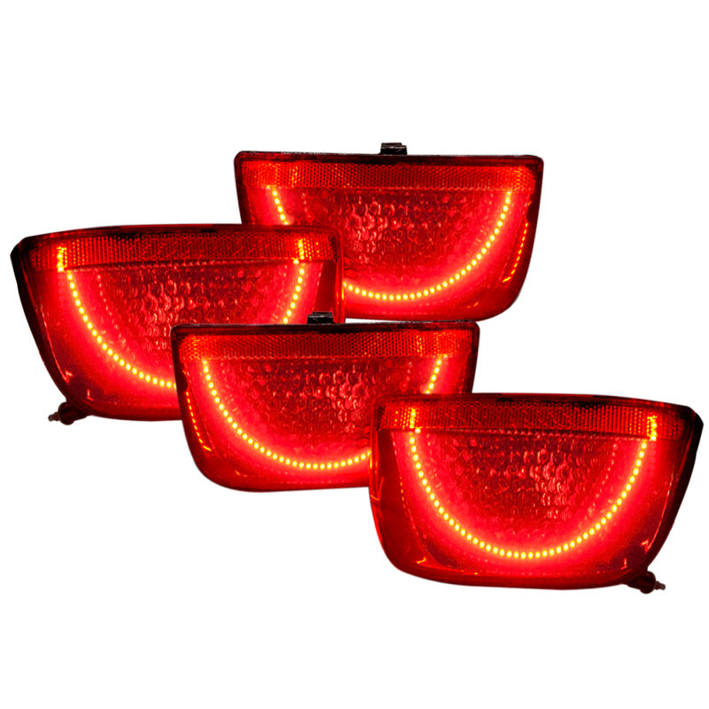 Oracle 10-13 Chevrolet Camaro LED Afterburner Tail Light Halo Kit - Red - Mammoth Racing -
