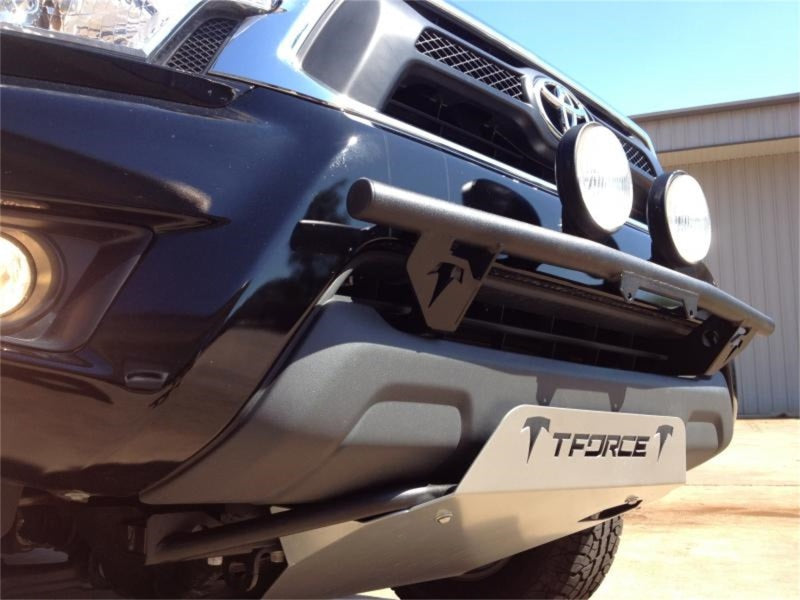 N-Fab Light Bar 12-15 Toyota Tacoma - Gloss Black - Light Tabs w/o License Plate Tabs - Mammoth Racing -