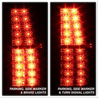 Spyder Chevy Suburban/GMC Yukon/Yukon Denali 07-14 LED Tail Lights Blk ALT-YD-CSUB07-LED-BK - Mammoth Racing -