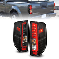 ANZO 2005-2021 Nissan Frontier LED Taillights Black Housing/Clear Lens - Mammoth Racing -