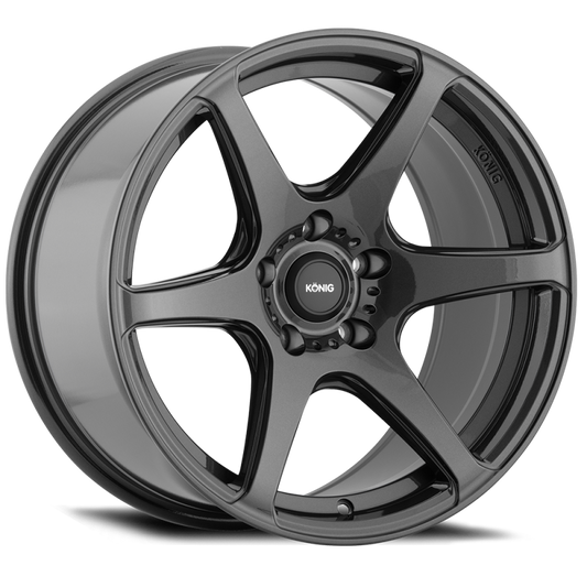 Konig Tandem 17x8 5x114.3 Et35 Gloss Graphite - Mammoth Racing -