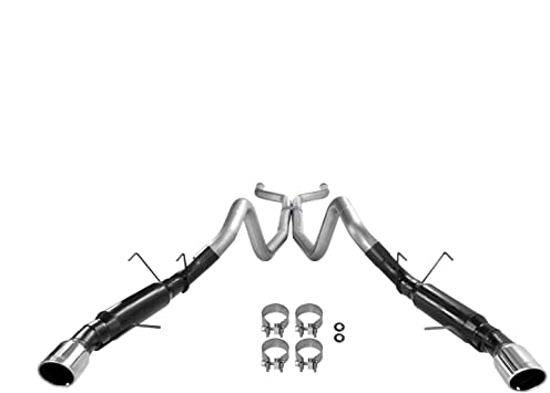 Flowmaster 817590 Outlaw 409s Stainless Steel Aggressive Sound Rear Dual Exit Cat-back Exhaust Kit