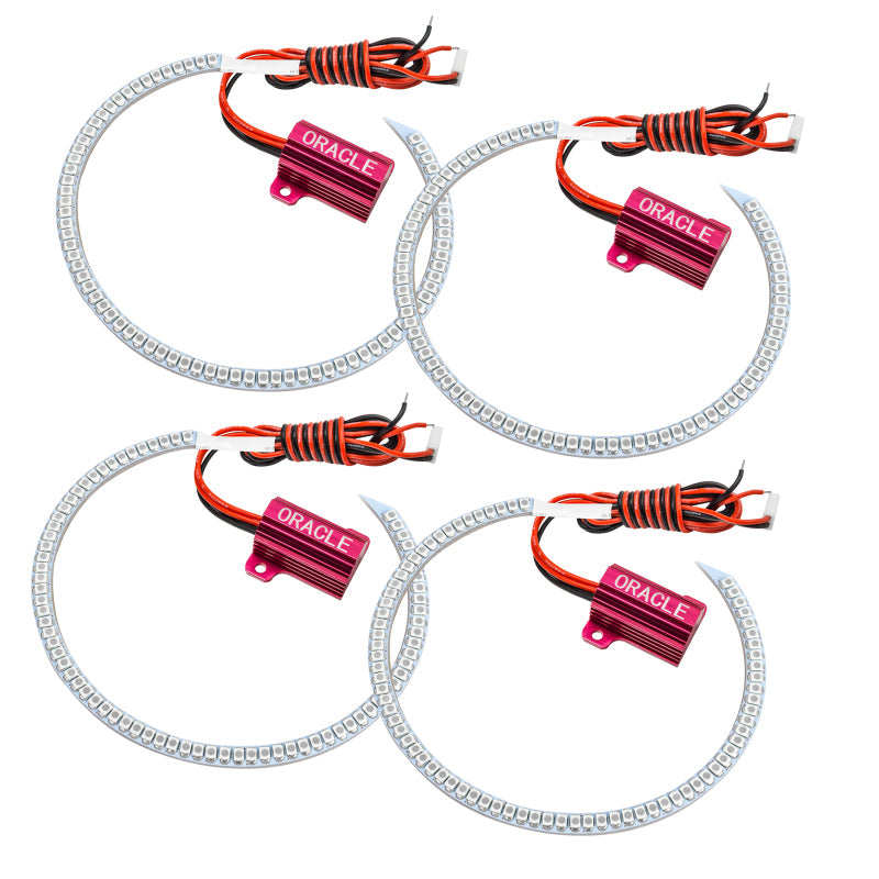 Oracle Toyota Tundra 07-13 LED Tail Light Halo Kit - Red - Mammoth Racing -