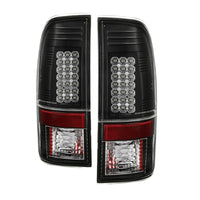Spyder Ford Super Duty 08-15 LED Tail Lights Black ALT-YD-FS07-LED-BK - Mammoth Racing -