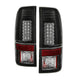 Spyder Ford Super Duty 08-15 LED Tail Lights Black ALT-YD-FS07-LED-BK - Mammoth Racing -