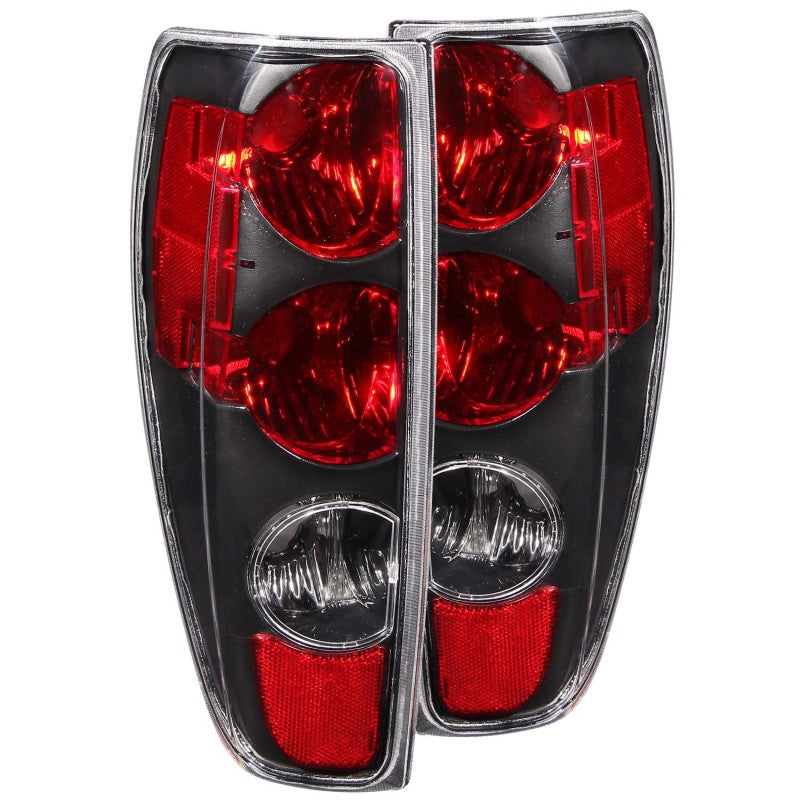 ANZO 2004-2012 Chevrolet Colorado Taillights Black - Mammoth Racing -