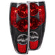 ANZO 2004-2012 Chevrolet Colorado Taillights Black - Mammoth Racing -