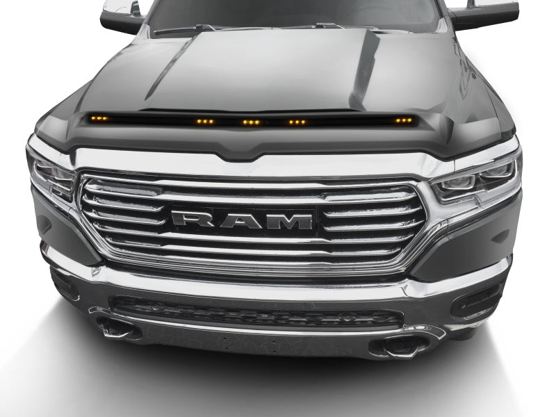 AVS 19-22 RAM 1500 (Excl. Sport Hood) Aeroskin Lightshield Color Match Hood Protector -Billit Silver - Mammoth Racing -