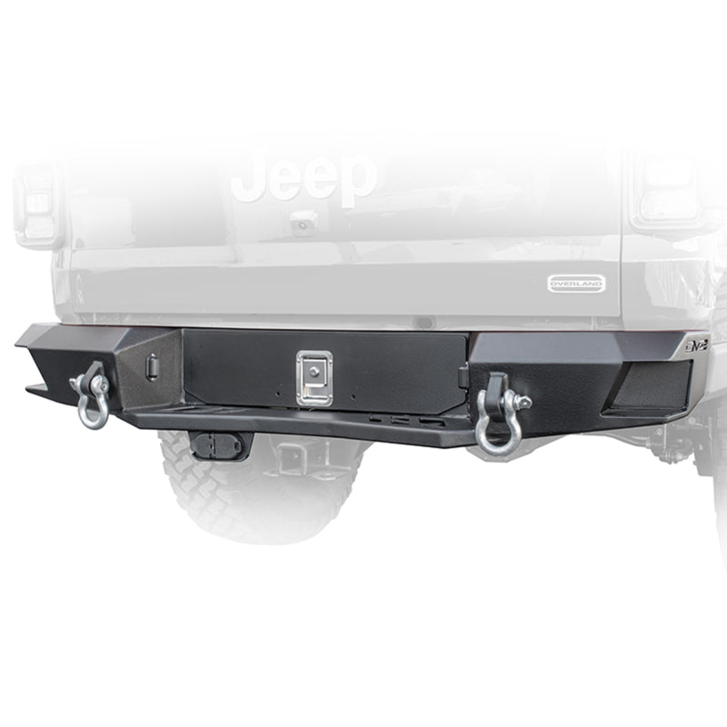 DV8 20-22 Jeep Gladiator Rear Bumper with Drawer - Mammoth Racing -