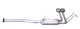 Gibson 08-09 Chevrolet Silverado 1500 LS 4.8l 2.5in Cat-Back Super Truck Exhaust - Aluminized - Mammoth Racing -